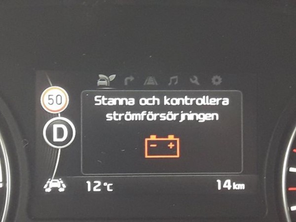 Kia Optima stanna och kontrollera strömförsörjningen.jpg